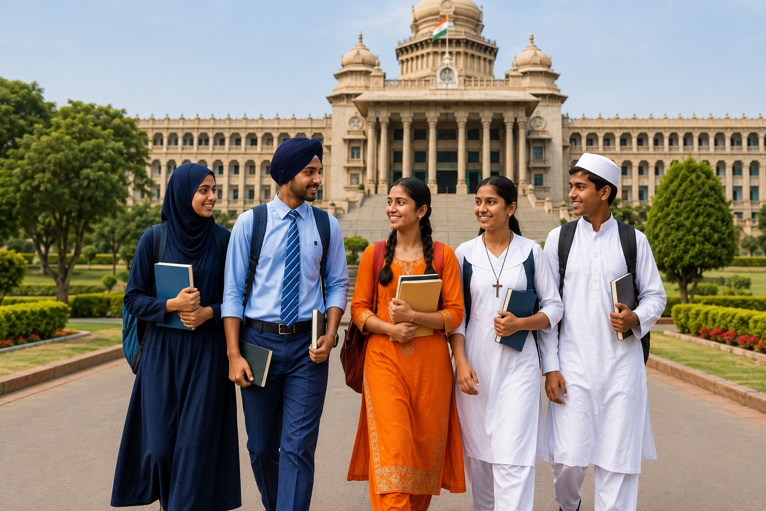 ಶಾಲಾ-ಕಾಲೇಜುಗಳಲ್ಲಿ ಧಾರ್ಮಿಕ ವಸ್ತ್ರಕ್ಕೆ ಅವಕಾಶ